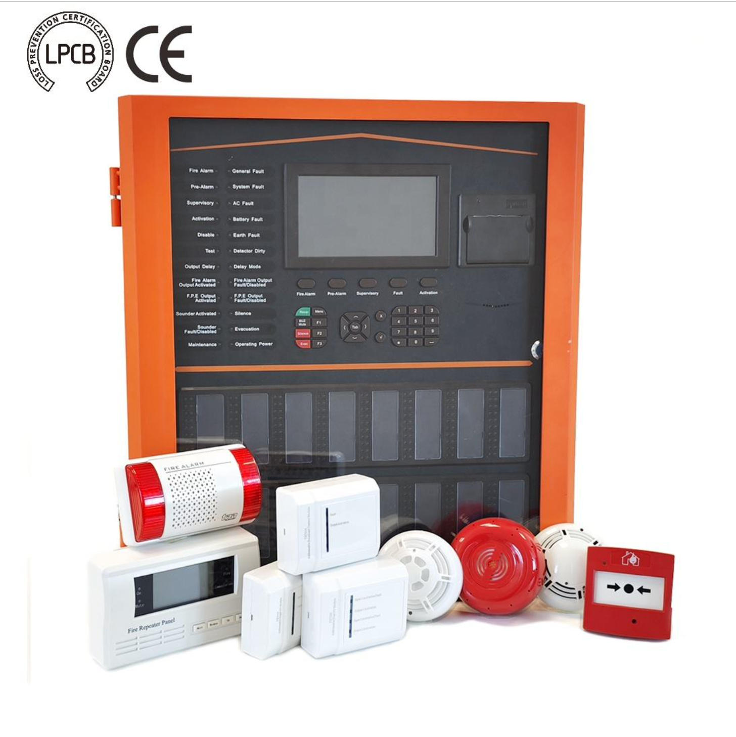 Addressable fire alarm control panel